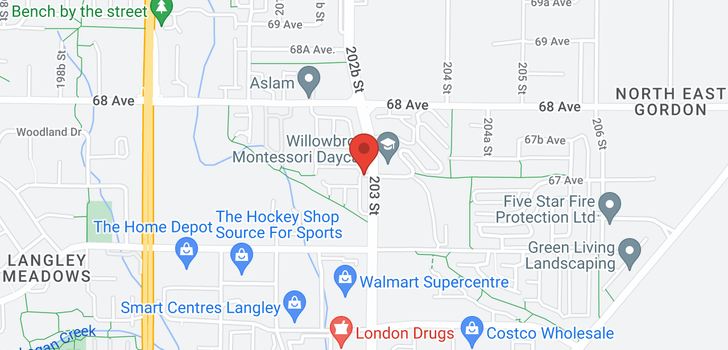 map of 27 6747 203RD STREET
